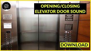 Opening/Closing Elevator Door Sound Effect