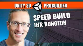 Unity 3D and ProBuilder - Speed Build - 1hr The start of a dungeon