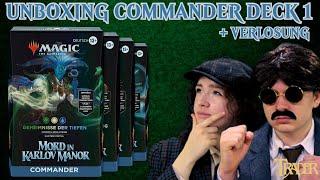 MTG Murders at Karlov Manor Opening Commander Deck deutsch #1 | Magic the Gathering | Trader 2024