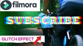 How To Create GLITCH TEXT Effect In Wondershare FILMORA 9 Tutorial ( Hindi )