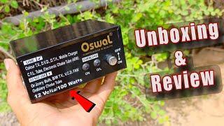 Dc To Ac Converter || (12V DC to 220V AC) Solar Converter 100w Unboxing And Testing ||