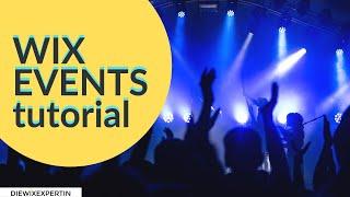 Wix Events Tutorial Deutsch