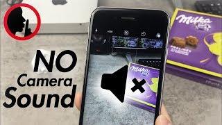 How to Turn Off iPhone Camera Sound - iOS 11
