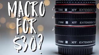 Step up your YouTube B Roll with Macro Tubes!!!