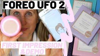 FOREO UFO 2 SMART MASK DEVICE REVIEW, FIRST IMPRESSION AND DEMO