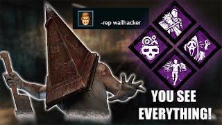 THIS PYRAMID HEAD BUILD IS FREE WALLHACKS! | Dead By Daylight