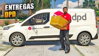 ENTREGAS da DPD Express Jadlog no FORD Connect! GTA 5 - Delivery