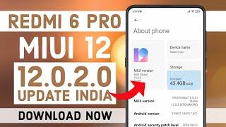 [Official] Redmi 6 Pro MIUI 12 Update For India | MIUI 12.0.2.0 Stable Released Download Now!