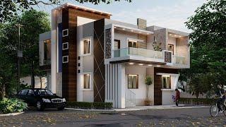 Duplex House Design in Revit with Enscape | Complete Revit Tutorial