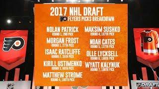 Draft 2017: Nolan Patrick, Morgan Frost, Isaac Ratcliffe,  Matthew Strome, Maksim Sushko - speaks