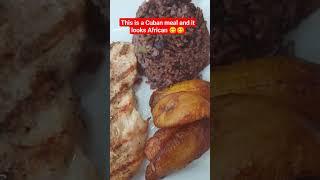 Cuba and African food look exactly the same. #cubanfood #cuba #africanfood #africa #travel #viral