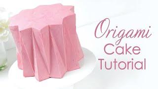 Origami Ganache Cake - Cake Decorating Techniques Tutorial