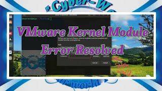 VMware Kernel Module Error Resolved in Ubuntu