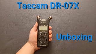 [ASMR] Tascam DR-07X Unboxing and First Impressions - Relaxing Sounds