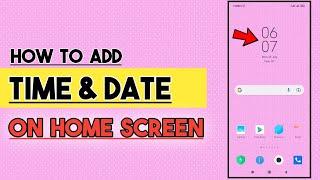 How to Add Time & Date Widgets On Home Screen | Owais Hanfi