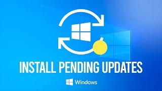 How do I install pending updates in Windows 10?