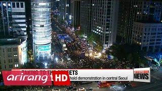 Mass demonstration held in Seoul over Choi Soon-sil scandal