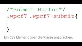 Contact Form 7 Absendebutton anpassen