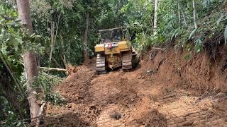 Bulldozer D6R XL An Essential Tool for Palm Oil Terraces in Mountainous Areas