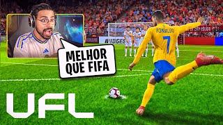 MINHA PRIMEIRA VEZ JOGANDO O UFL (MELHOR QUE FIFA?)