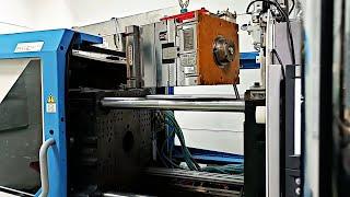 Mold change. Injection molding machine