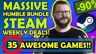 MASSIVE Humble Bundle STEAM Weekly Sale! 35 DISCOUNTED GREAT STEAM GAMES!