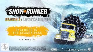 SnowRunner - Season 3: Locate & Deliver - Release-Trailer