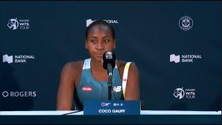 Tennis - Toronto 2024 - Coco Gauff : "I knew I was going to go into this tired"