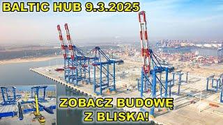 9.3.Rozbudowa  Baltic Hub - zobacz postęp prac z bardzo bliska.Suwnice STS już we wtorek w Gdańsku?