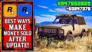 Rockstar BUFFED IT! BEST WAYS To Make Millions SOLO After UPDATE in GTA Online (GTA5 Fast Money)