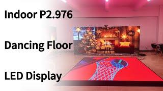 High definition Indoor P2.976 Dancing Floor LED Display #nseled #nseledcloud #nseledeurope