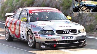 9.000RPM AUDI A4 STW Touring Car || ONBOARD Helmet Cam