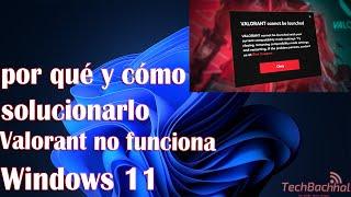 Valorant no funciona en Windows 11: por qué y cómo solucionarlo