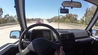 Taking a Geo Tracker on the Freeway pov How scary is it is it a death trap will I live the truth