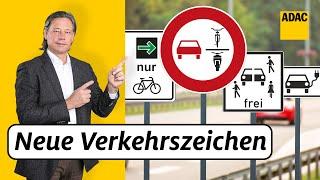 StVO-Novelle: Das sind die neuen Verkehrszeichen, die ihr kennen solltet | ADAC | Recht? Logisch!