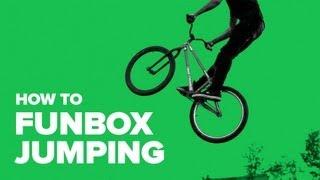 Как прыгать фанбокc на MTB (How to funbox jumping MTB)