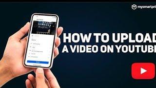 How to upload video in YouTube channel