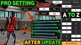 FREE FIRE "PRO SETTINGS 2024" || FREE FIRE "HEADSHOT SETTINGS" || FREEFIRE "SECRET SETTINGS" ||