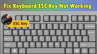 How to Fix Keyboard ESC Key Not Working Properly on Windows 11/10