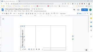 Turning text vertical in Google Docs to rerecord