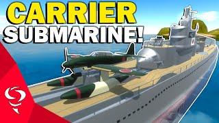 Japanese Aircraft Carrier Submarine!! - Simple Planes Gameplay!