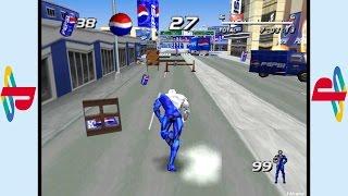 PS1 - Pepsiman Gameplay