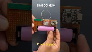 Sim800l gsm module power supply problem solved #sim800l #gsm #diy #diyprojects