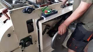 Promena formata na sabljarki - mašina za papirne kese