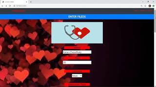 HEART DISEASE PREDICTION | FLASK API | PYTHON  | HTML CSS | MACHINE LEARNING ALORTIHMNS