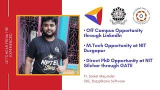 BuzzyBrains Interview Experience | M.Tech at NIT Durgapur | PhD at NIT Silchar | Job by LinkedIn |