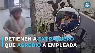 ¡Ya lo agarraron! Cae extranjero que amenazó a empleada de cafetería en Mérida