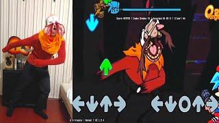 FNF VS Eggman cosplay in Real Life (IRL) Friday Night Funkin Cosplay