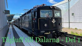 Nattåg & Dalabanan | Tågluff till Dalarna sommaren 2022 - Del 1