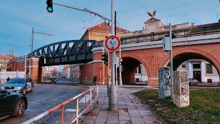 DIFFERENT PRAGUE - Karlin Hood Walk 4K - Relaxing Winter Ambience - Virtual Walk Tour HDR ASMR